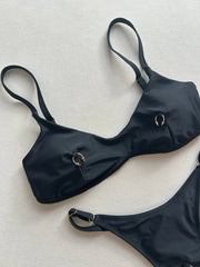 Sexy Metal Ring Mini Micro Thong Bikini