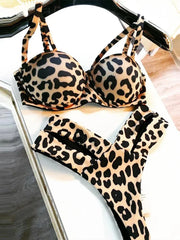 Leopard High Waist Bikini