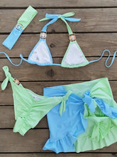 Sexy Skirt 4 Pieces Bikini Set