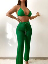 Sexy Green 3 Piece Bikini