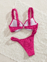 Sexy Hot Pink Bikini Set