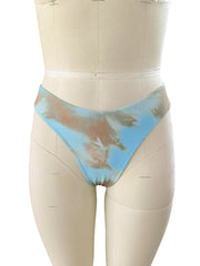 Sexy Blue Tie Dye Gradient Bikini Set