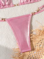 Luxury Pearl Thong Bikini