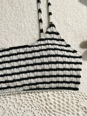 Sexy Black Striped Bikini