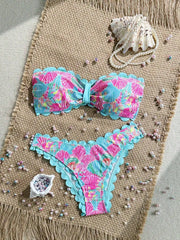 Sexy Ruffles Bandeau Bikini
