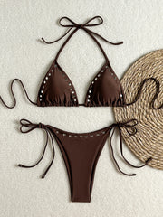 Sexy Rivet Bikini Set
