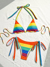 Women's Rainbow Color Bikini Set