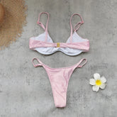 Sexy Pink Micro Bikini Set