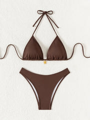 Sexy Coffee Bikini Set