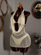 Sexy Mesh Dress 3 Piece Bikini Set