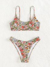 Halter Cut Out Beach Bathing Suit Thong Swimwear