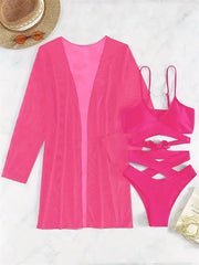 Black 3 Pieces Bikini Set