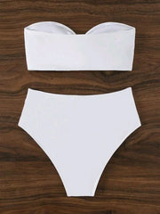 XS - XL 3D Flower Bandeau Bikini