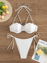 Sexy Pearls Strap Bikini Set