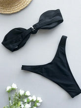 Sexy Front Tie Bow Bikini Set