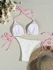 Sexy 3D Floral Bikini Set