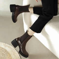 Alina Women's Thick High Heels Boots