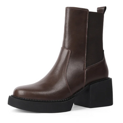 Alina Women's Thick High Heels Boots