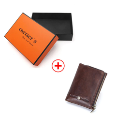 Vision Men's Cowhide Leather Wallet