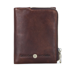 Vision Men's Cowhide Leather Wallet