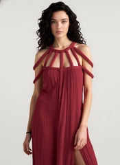 Hollow Out Sleeveless Beach Cover Up