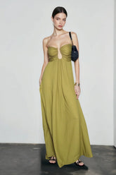 Spaghetti Strap Swing Vacation Dress