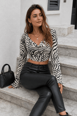 Sheer Leopard Cardigan Crop Top
