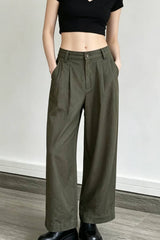 Linen Cropped Balloon Pants