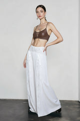 Vintage Lace Patchwork Bow Vacation Skirt