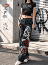 Y2K Gothic Streetwear Baggy Pant