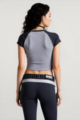Retro Star Patch Slim T-shirts