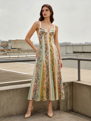 Halter Floral Printed Boho Dress