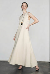 Pure Linen Tank Maxi Vacation Dress