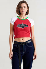 Streetwear Print Cropped T-shirts