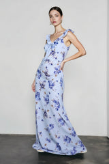 Low Cut Printed Cami Bodycon Vacation Dress