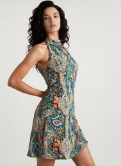 Bohemian Halter Sleeveless Pullover Boho Dress