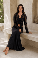 Y2K Retro Lace Up Sexy Lace Blouse