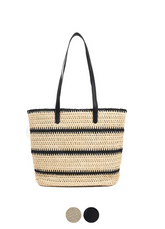 Regina Women's High Capacity Woven Shoulder Handbag