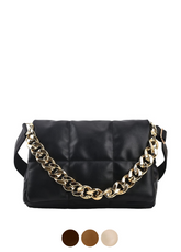 Claret Women's Quilted Crossbody Handbags