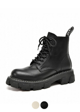 Peniche Women's Faux Fur Ankle Black Boots