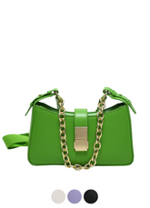 Lucho Women's Leather Handbag With Chain