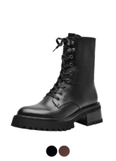 Beyota Women's Boots With Zipper And Laces