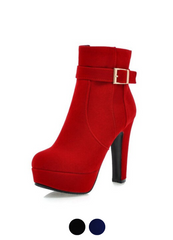 Nikoli Women's Platform Buckle Boots