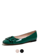 Eliana Women's Patent Leather Flat Shoes