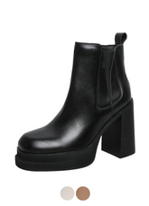 Cony Women's Square Toe Platform Boots
