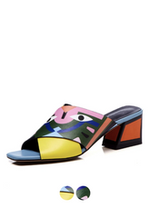 Jonkins Women's With Prints Heeled Sandal