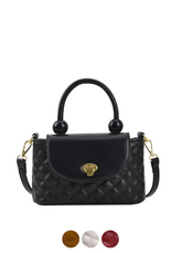 Fitty Women's Quilted Leather Handbag