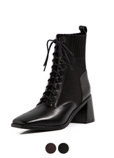 Loana Women's Leather Black Boots