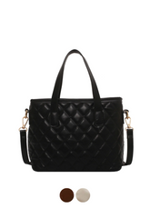 Almendra Women's Small Quilted Leather Handbag