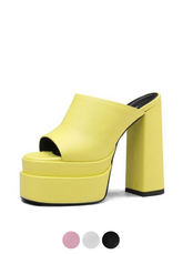 Abata Women's High Heel Platform Sandal